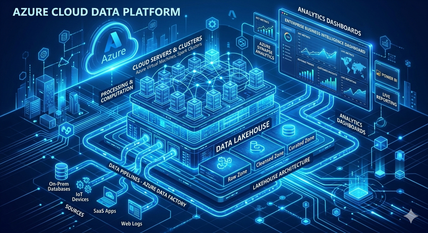 Azure data analytics dashboard